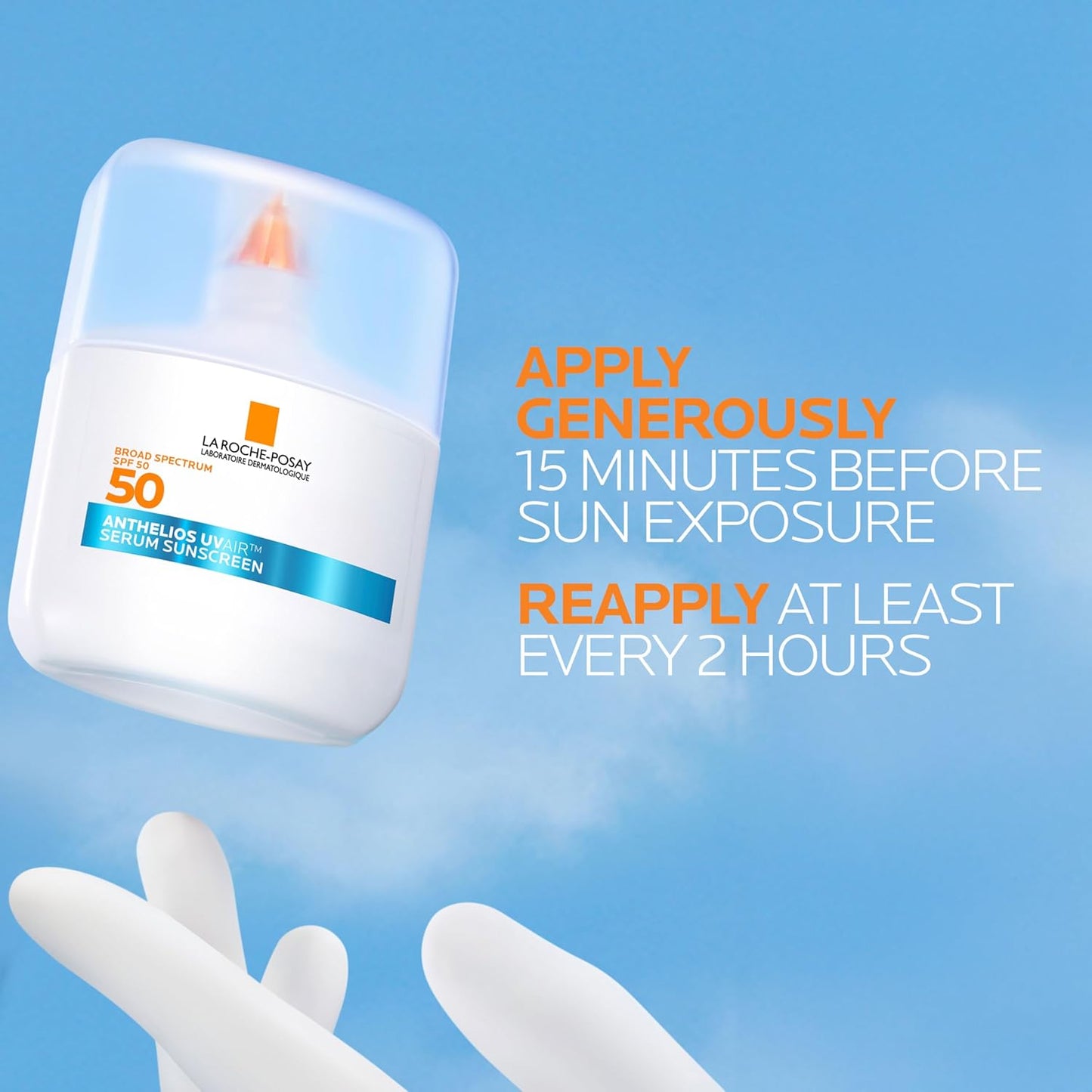 La_Roche-Posay_Anthelios_UVAir_Sunscreen_Serum_SPF_50_for_Sensitive_Skin,_with_Niacinamide,_Hyaluronic_Acid_&_Antioxidants,_Hydrating_Lightweight_Sunscreen_for_Face,_Fast-Absorbing,_1.7oz