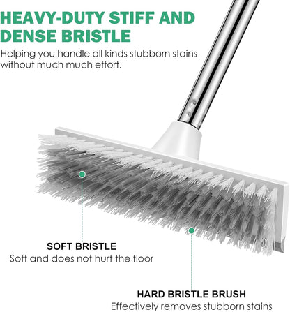 SetSail_Floor_Scrub_Brush_with_51-Inch_Long_Adjustable_Handle_2_in_1_Scrape_Brush_Stiff_Bristle_Floor_Scrubber_for_Cleaning_Shower_Bathroom_Garage_Kitchen_Wall_Deck_Tub_Tile