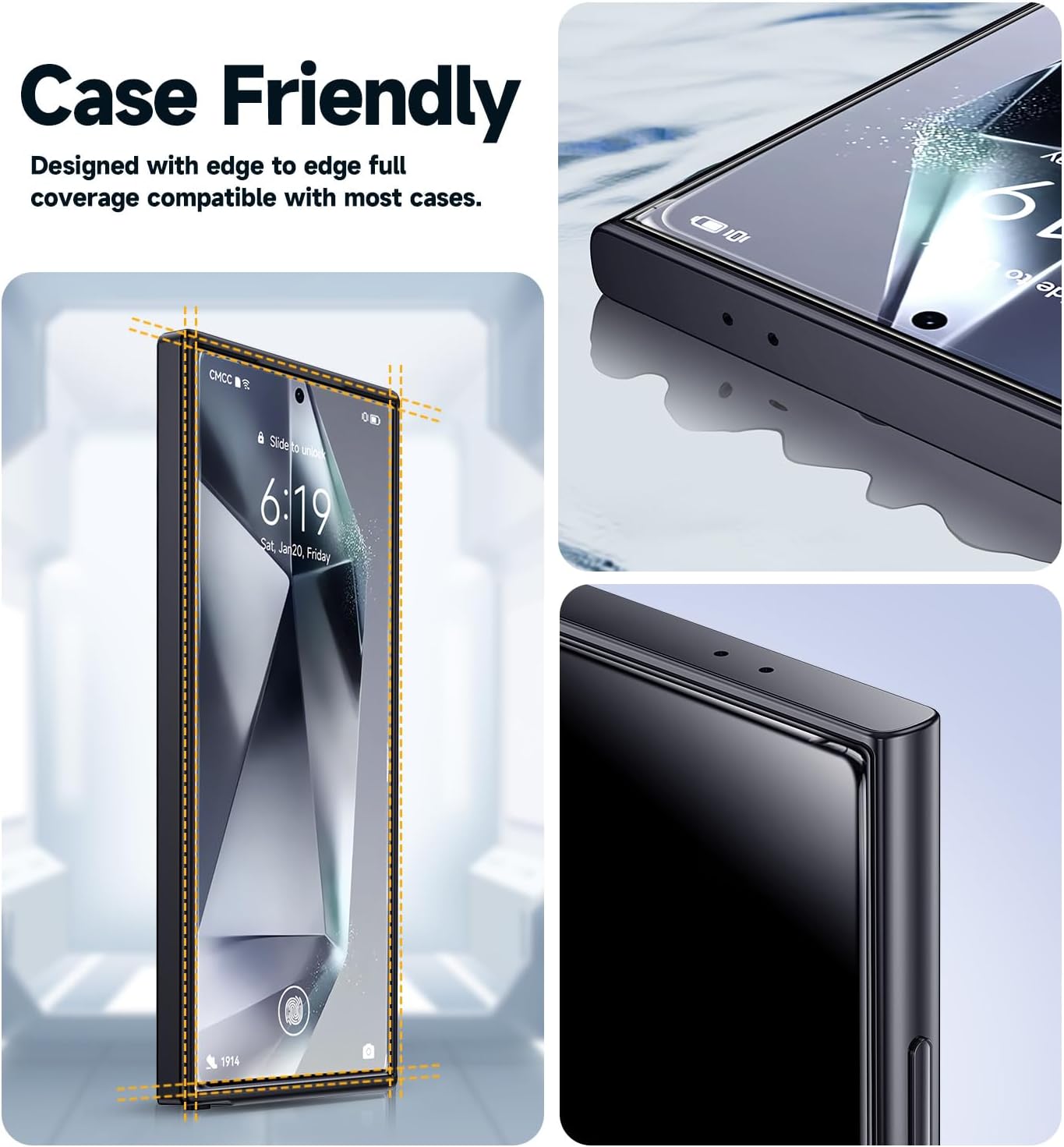 MAGIC_JOHN_2_Pack_for_Samsung_Galaxy_S24_Ultra_Tempered_Glass_Screen_Protector,_Auto_Dust-Elimination_Installation,_Bubble_Free,_HD_Clear,_Easy_Installation