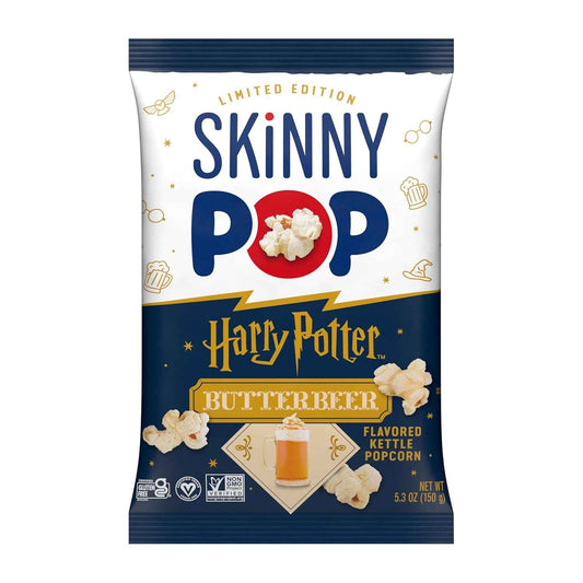 SkinnyPop Flavored Kettle Popcorn, Harry Potter Snacks, Gluten Free, Vegan, Non-GMO, Dairy Free, SkinnyPop, 5.3oz Grocery Sized Bag