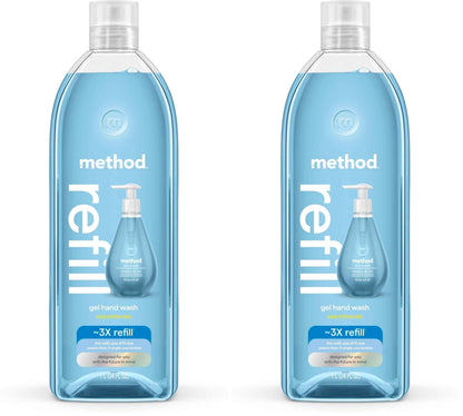 Method Gel Hand Soap Refill, Sea Minerals, 34 Fl Oz
