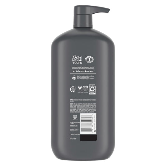 DOVE_MEN_+_CARE_Body_and_Face_Scrub_Charcoal_+_Clay_Body_Wash_for_Men_with_24-Hour_Nourishing_Micromoisture_Technology_30_oz