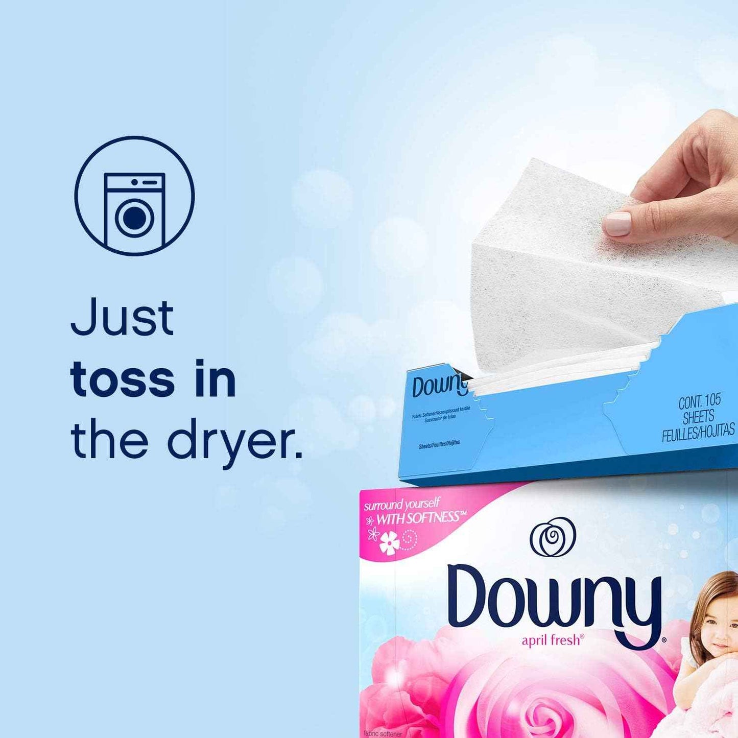 Downy Fabric Softener Dryer Sheets