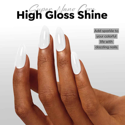 modelones Gel Nail Polish Nail Polish Natural Color Translucent Soak Off LED Clear Coat Soap Nails Art White French Gel Polish 15ml