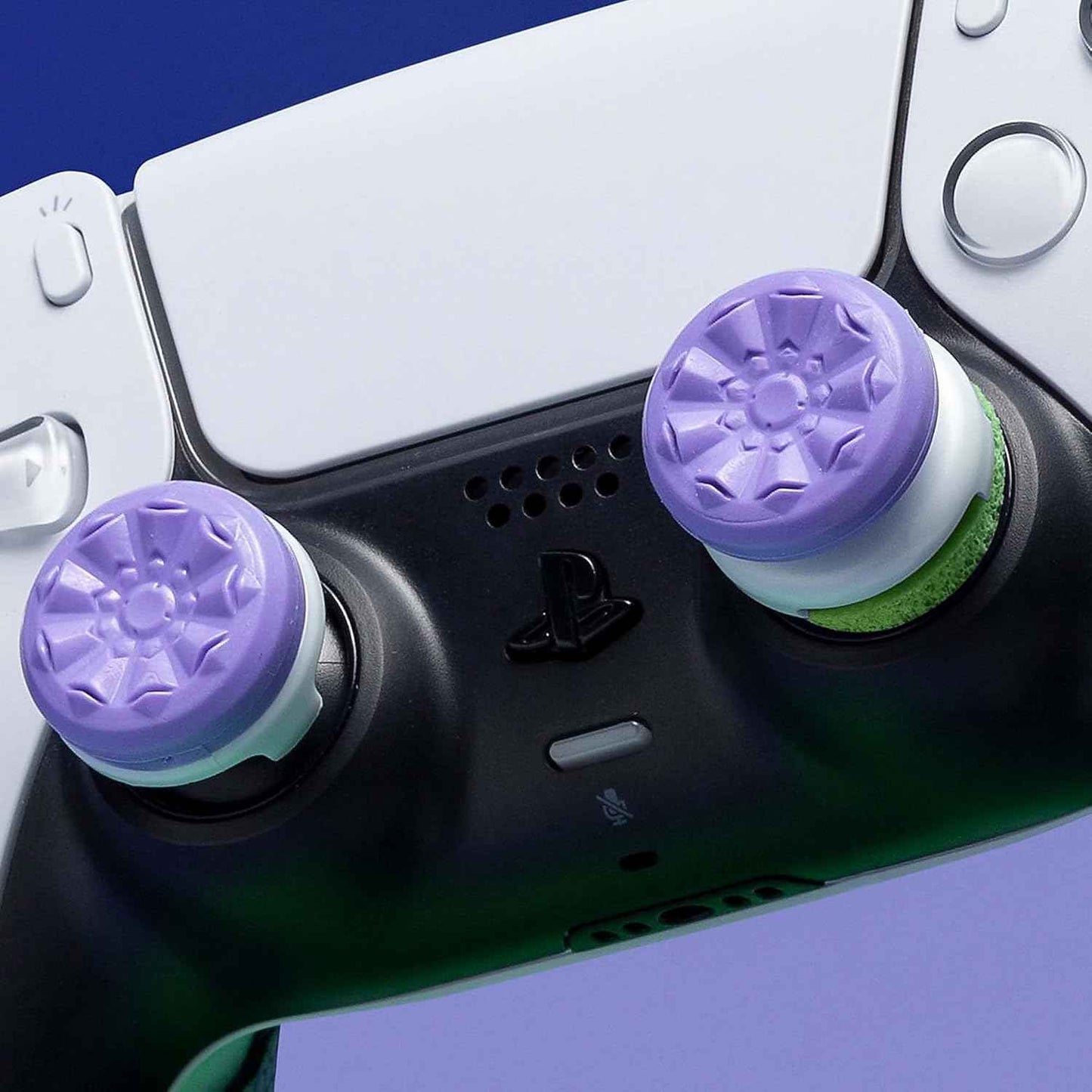 KontrolFreek Aim Boost Kit for PlayStation 5 (PS5) and PlayStation 4 (PS4) Controller | Includes Performance Thumbsticks and Precision Rings | Galaxy Edition