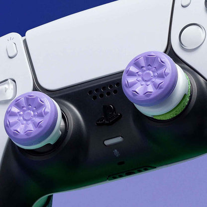 KontrolFreek Aim Boost Kit for PlayStation 5 (PS5) and PlayStation 4 (PS4) Controller | Includes Performance Thumbsticks and Precision Rings | Galaxy Edition