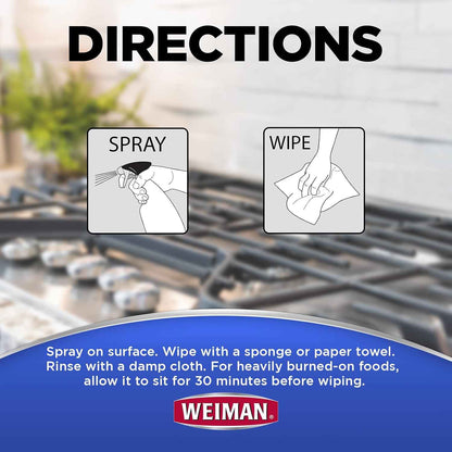 Weiman Gas Range Cleaner and Degreaser, Single, Lemon