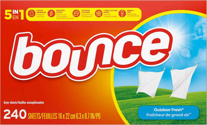 Bounce Fabric Softener Sheets, Outdoor Fresh Scent