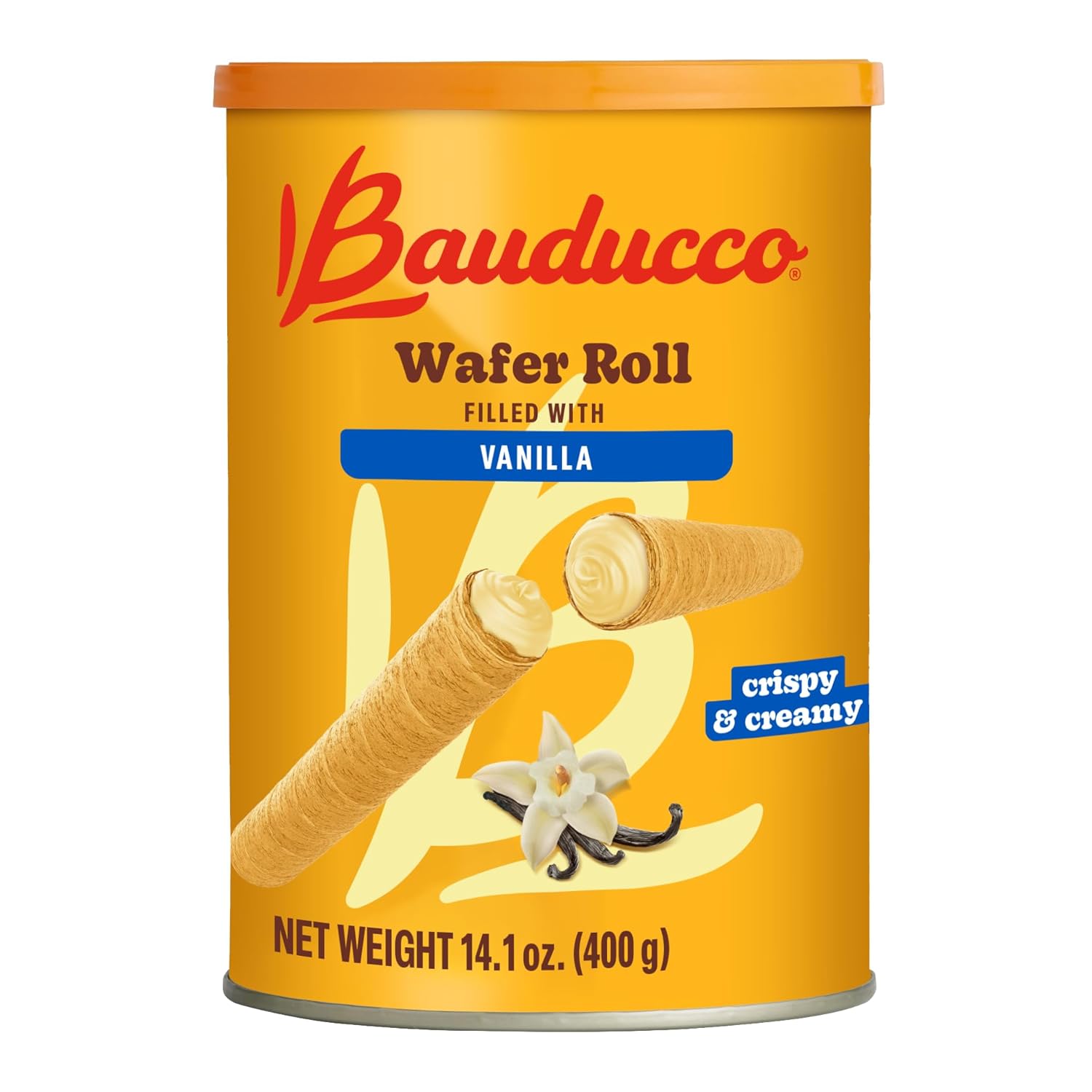 Bauducco_Wafer_Rolls,_Vanilla,_14.1_oz_(Pack_of_1)_-_Crispy_Cream-Filled_Cookies_-_Gourmet_Rolled_Wafer_Sticks_-_Premium_Dessert_Treat_-_Perfect_for_Coffee,_Parties_&_Gift_Baskets_-_Family_Sharing_Snack