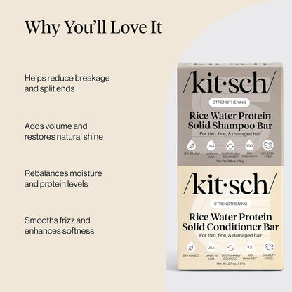 Kitsch_Rice_Water_Protein_Solid_Shampoo_and_Conditioner_Set_for_Hair_Growth_–_Strengthening_Hair_Care_Duo_w/Rice_Protein_&_Vitamins_for_Damage_Repair_–_Paraben,_Sulfate_&_Silicone_Free,_Made_in_USA