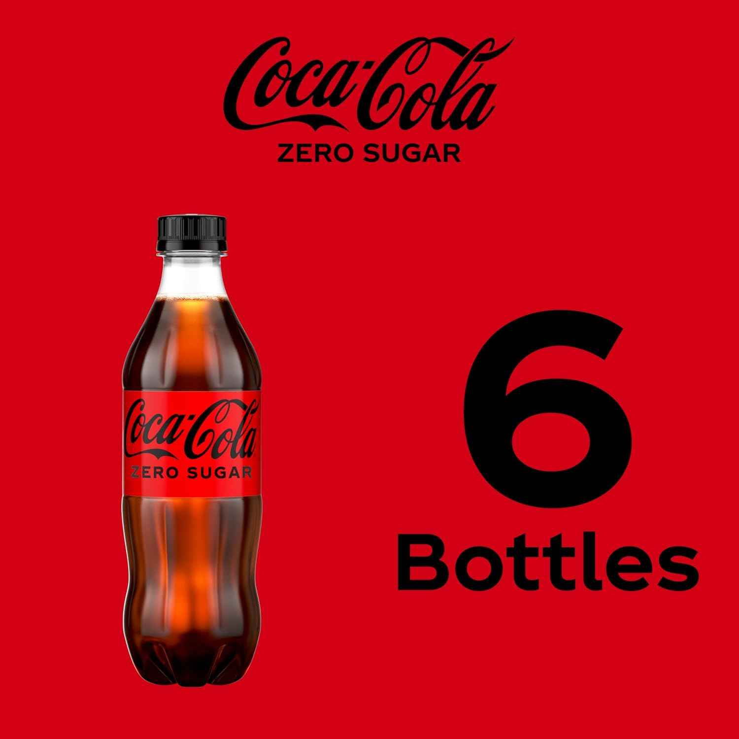 Coke Zero Sugar Diet Soda Soft Drink, 16.9 fl oz