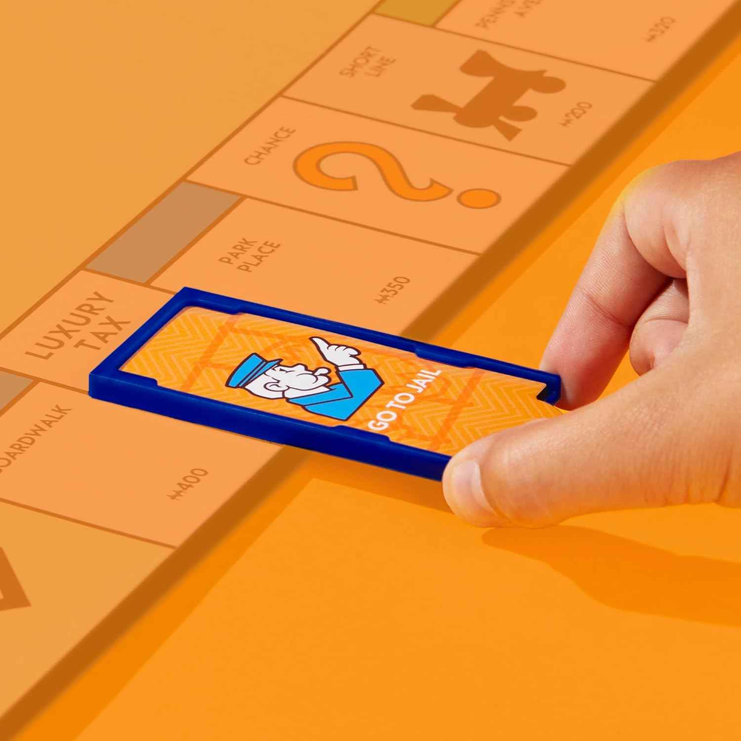 Monopoly Go to Jail Expansion | Add More Fun to Classic Monopoly Game and Play Faster | Ages 8+ | 2-6 Players | 40 Mins. | Family Board Games