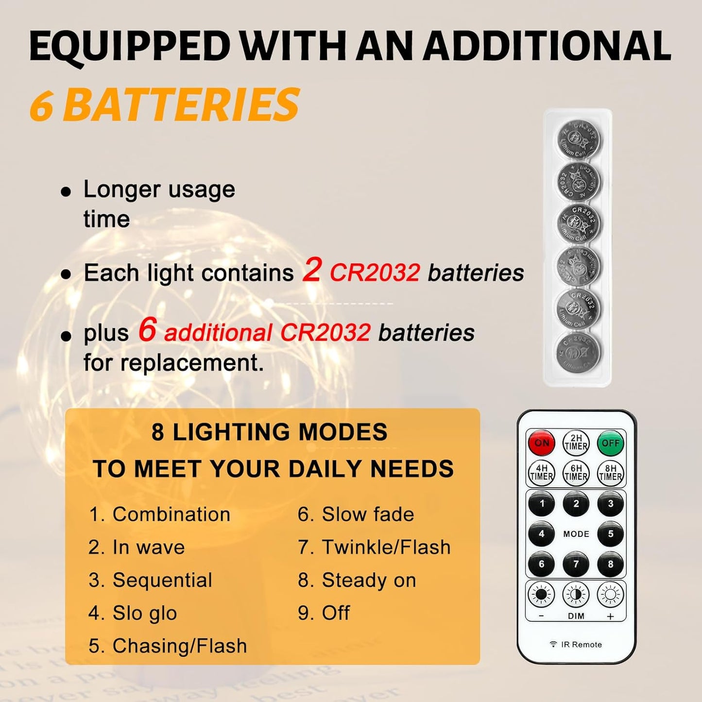 6PCS_Fairy_Lights_Battery_Powered_with_Remote,_7ft_20LEDs_Twinkle_Mini_Lights_with_Timer,_Waterproof_Small_Silver_Wire_Firefly_Starry_for_DIY_Wedding_Party_Christmas