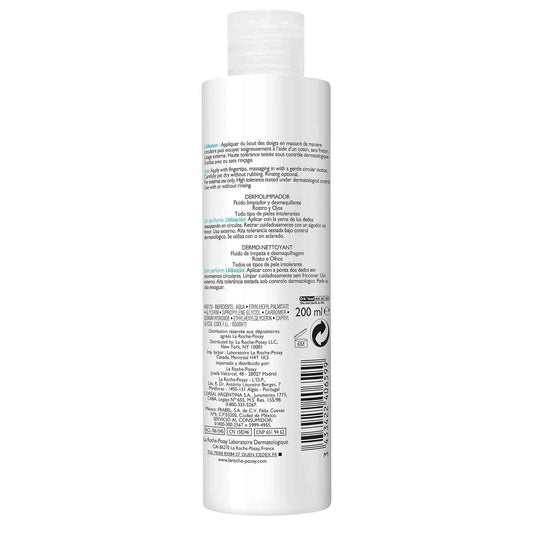 La Roche-Posay Toleriane Dermo Facial Cleanser for Face & Eyes, Gentle Face Wash and Makeup Remover, Milky Texture, Fragrance Free, Preservative Free