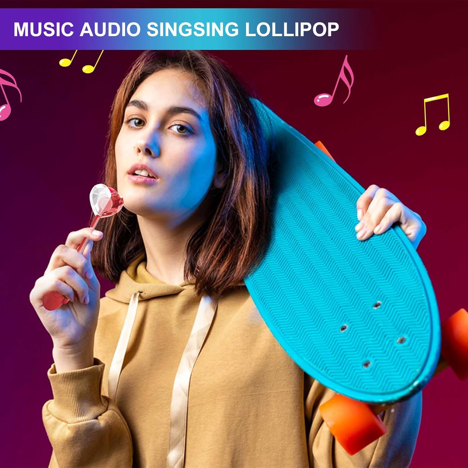 Amos_Music_Lollipop_Candy,_Audio_Singing_Lollipop,_Unique_Gift_for_Friends,_Individually_Wrapped_Natural_Watermelon_Flavor_(1_Pack)