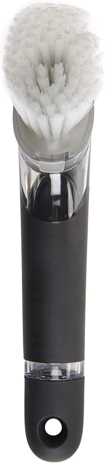OXO_Steel_Soap_Dispensing_Dish_Brush,_Dish_Scrubber