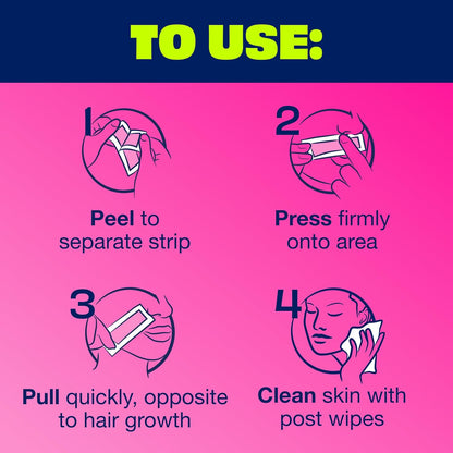 Nair_Hair_Remover_Wax_Ready_Strips,_Face_and_Bikini_Hair_Removal_Wax_Strips,_Orchid_and_Cherry_Blossom_Extracts,_Dermatologist_Tested,_Plus_4_Post_Wipes,_40_Count