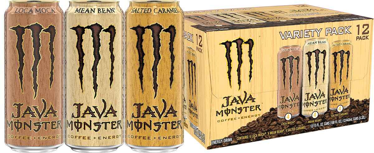Java Monster, Coffee + Energy Drink, 15 Ounce