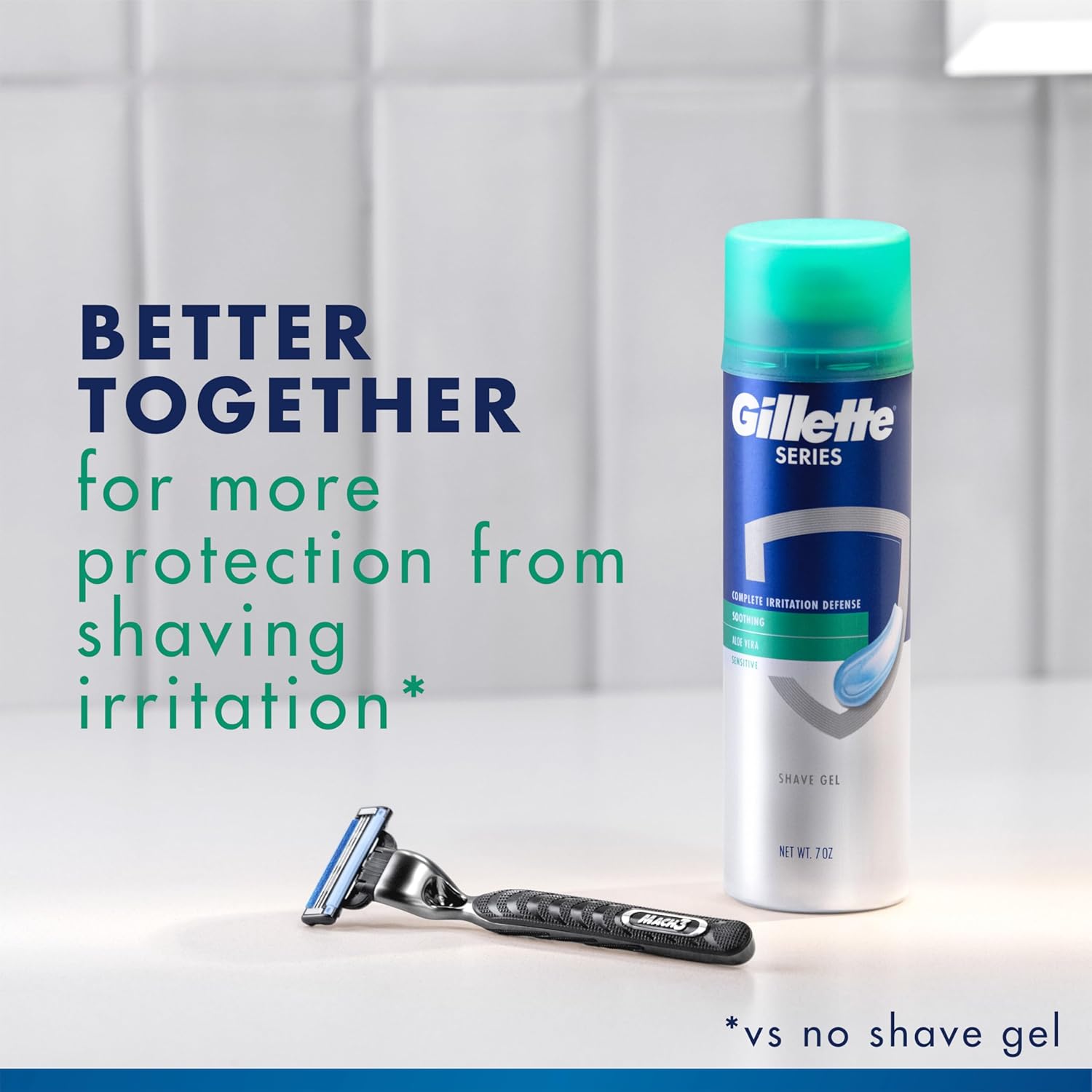 Gillette_Series_3X_Action_Shave_Gel,_Sensitive_Twin_Pack,_7_Oz_(Pack_of_2)