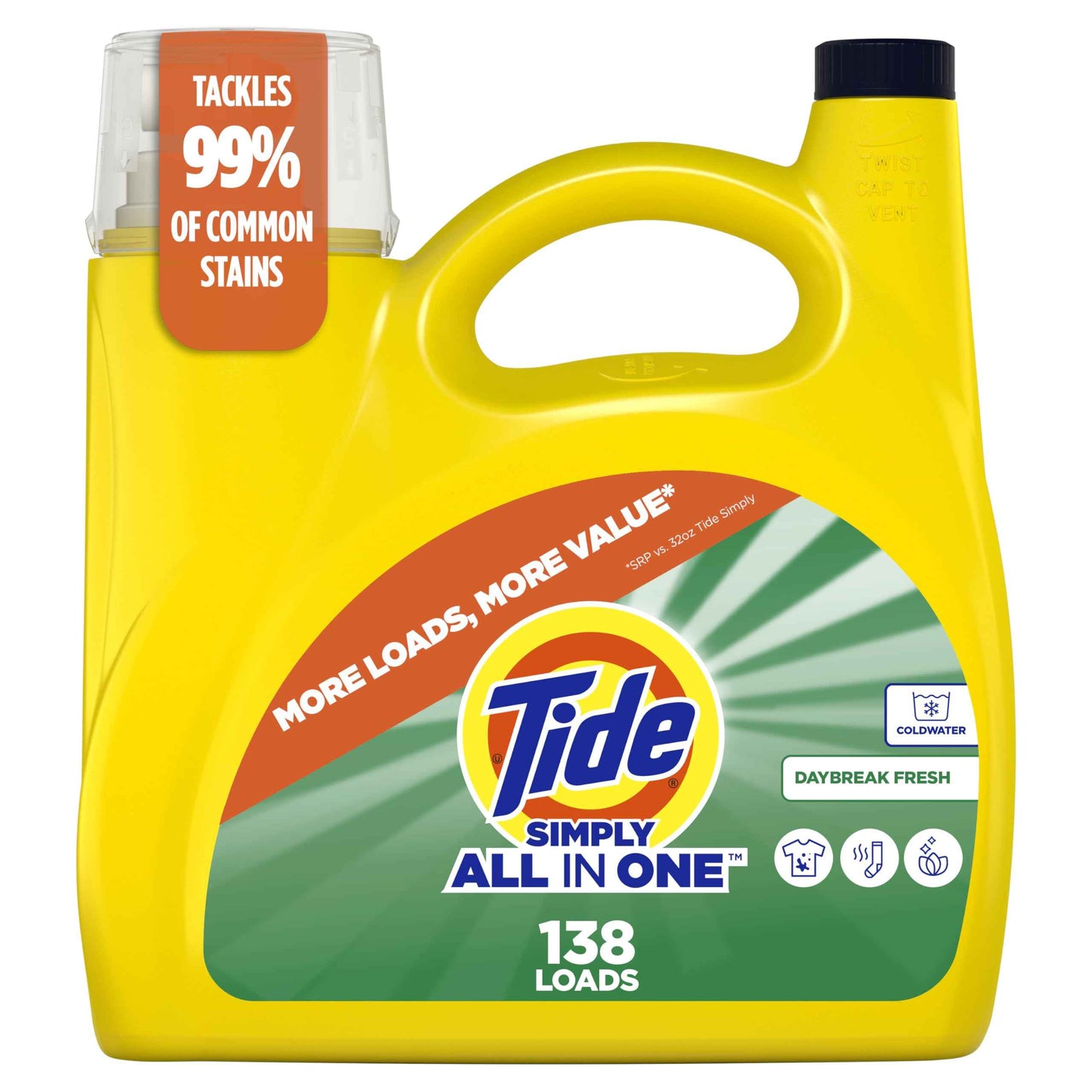 Tide Simply All-In-One Liquid Laundry Detergent