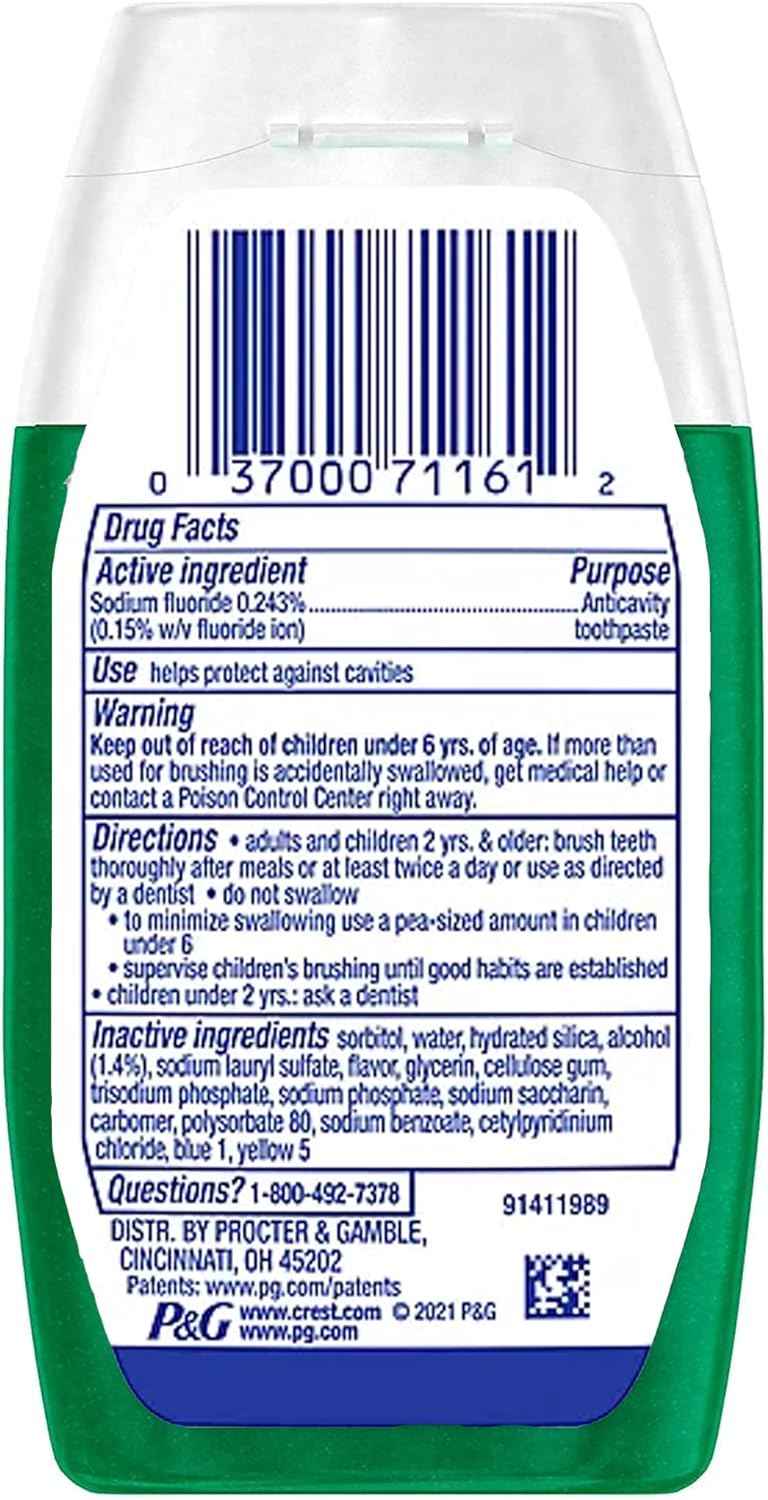 Crest Complete Whitening Plus Scope Tartar Control Toothpaste, Minty Fresh Liquid Gel, 4.6 Oz (130g)
