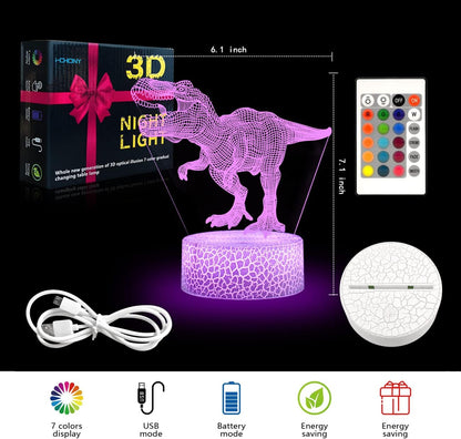 i-CHONY_Dinosaur_Toy_T-Rex_3D_Night_Light_for_Kids_16_Colors_Dimmable_Dinosaur_Led_Light_with_Remote_&_Smart_Touch_&_USB_Cable_-_Dino_Gift_for_Adults_Teens_Boys_Girls_Birthday_Christmas