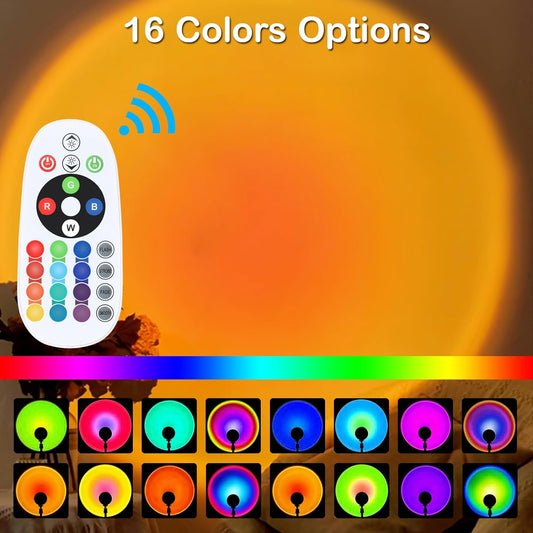 Sunset_Lamp_Projector,_Rainbow_Projection_Led_Lights_with_Remote,_16_Colors_Multicolor_Changing_LED_Night_Light,_Sunlight_Light_for_Photography_Selfie_Party,_Home_Bedroom_Decor_Xmas_Gifts_for_Women