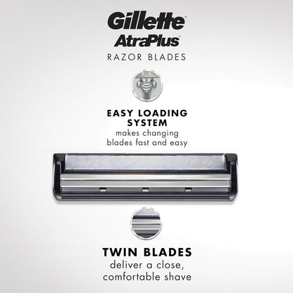 Gillette_AltraPlus_Mens_Razor_Blade_Refills,_10_Count,_Lubra-Soft_Strip_for_Smoothness_and_Comfort
