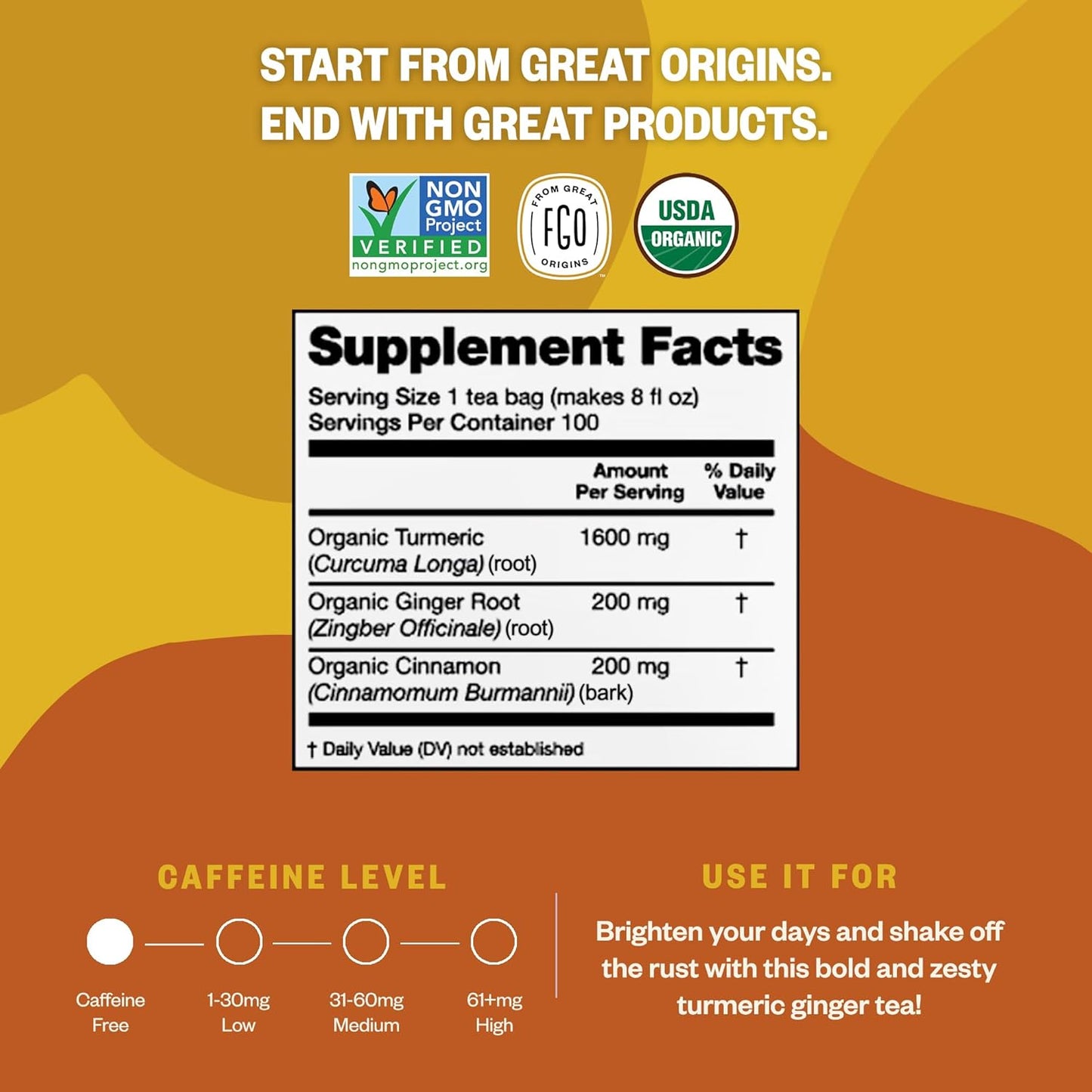 FGO_Organic_Turmeric_Ginger_Tea,_Eco-Conscious_Tea_Bags,_100_Count,_Packaging_May_Vary_(Pack_of_1)