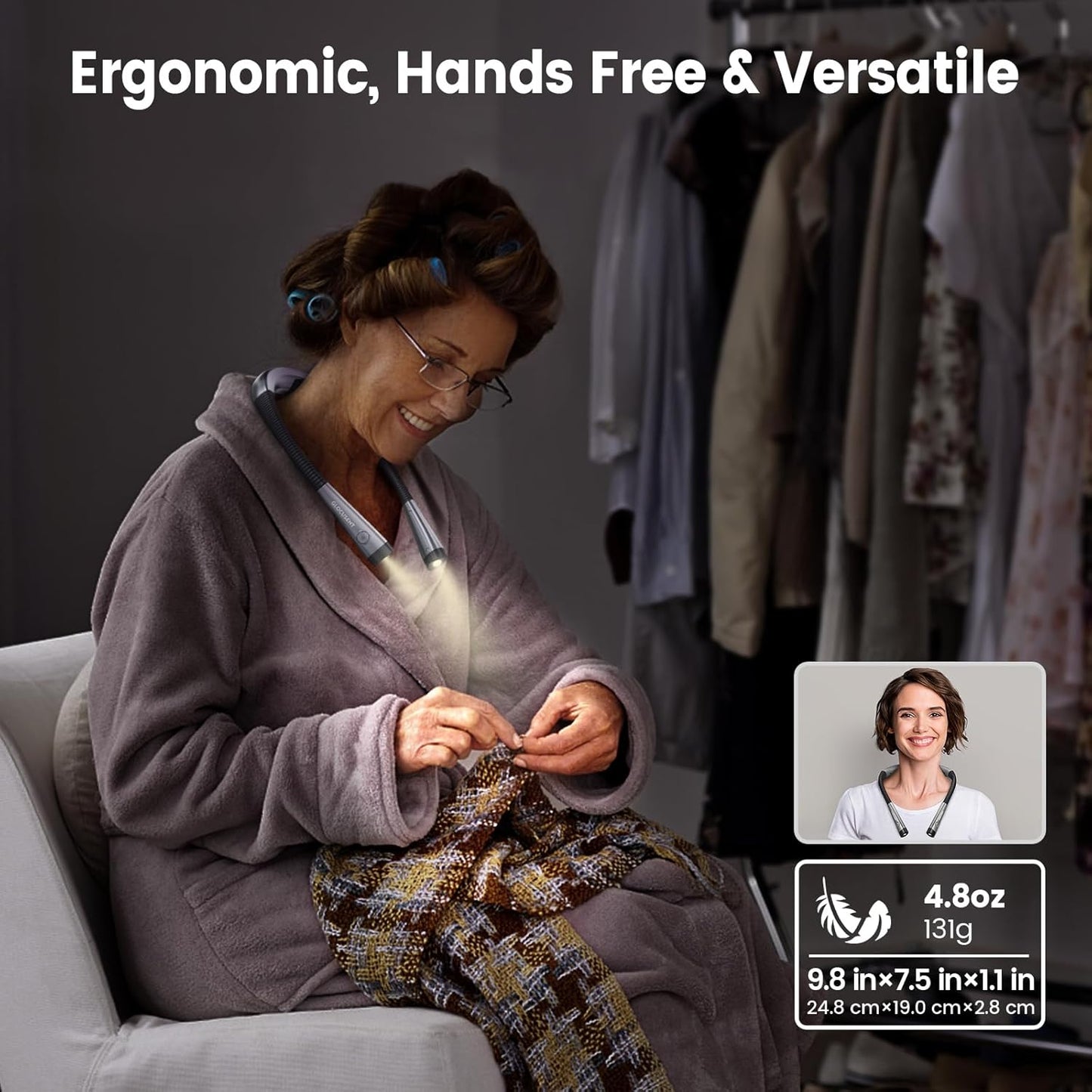 Glocusent_Book_Light,_3-Color_&_6-Brightness_Reading_Light,_Bendable_Neck_Light,_80-hr_Lasting_Rechargeable_Lamp,_Perfect_Book_Light_for_Reading_in_Bed,_Knitting,_Camping,_Repairing,_Book_Lovers_Gifts