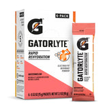 Gatorlyte Rapid Rehydration Electrolyte Beverage, Lower Sugar, Specialized Blend of 5 Electrolytes, No Artificial Sweeteners or Flavors, 1 pack mixes with 16.9oz (500ml) water