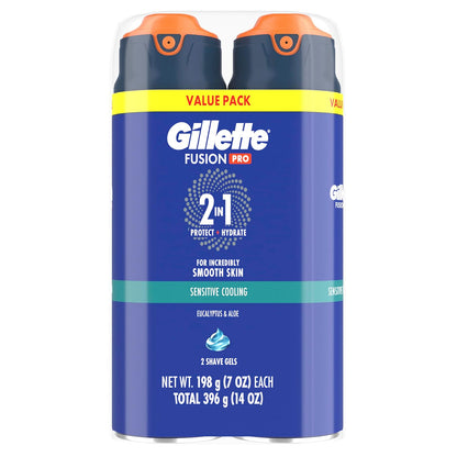 Gillette_PRO_Shaving_Gel_For_Men_Cools_To_Soothe_Skin_And_Hydrates_Facial_Hair,_TWIN_PACK_-_Total_14oz,_ProGlide_Sensitive_2_in_1_Shave_Gel