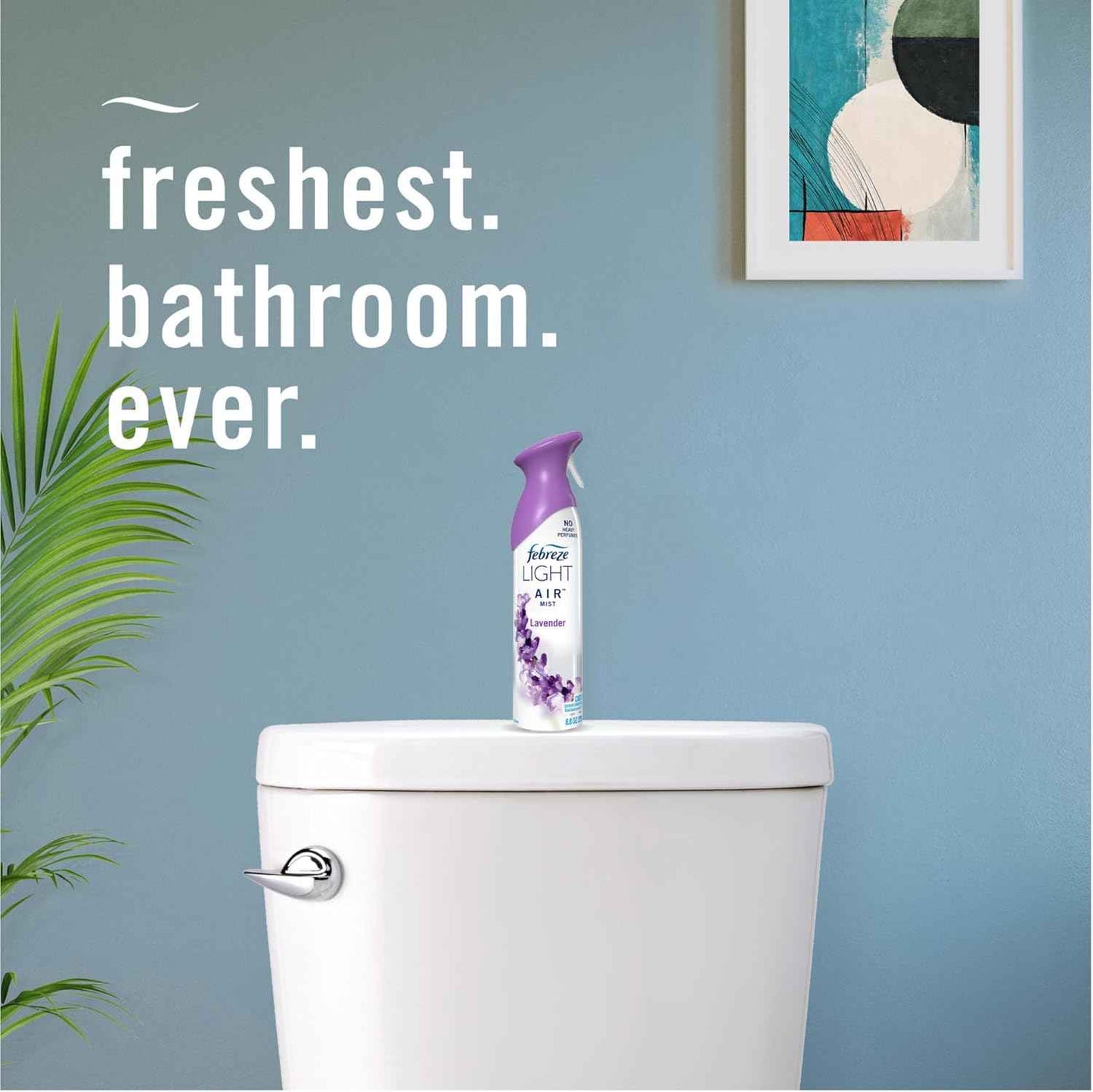 Febreze Air Mist Air Freshener Spray, Odor-Fighting Room Spray, Air Fresheners for Home and Bathroom and Kitchen, Aerosol Can