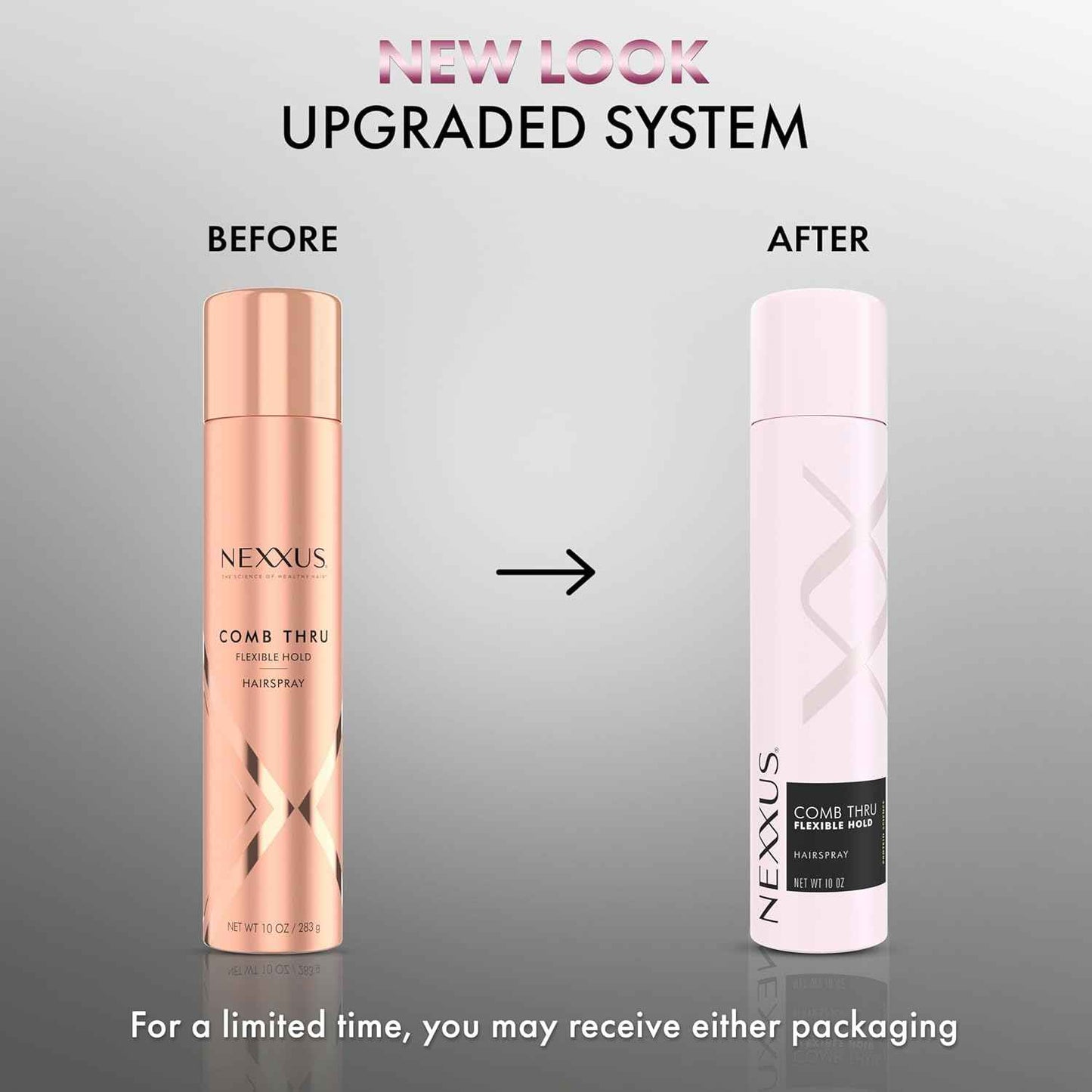 Nexxus Styling Spray Comb Thru Finish Flexible Hold Hairspray Powered by STYLEPROTECT Technology