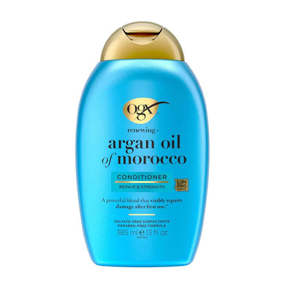 OGX Renewing + Argan Oil of Morocco Conditioner, Repair Conditioner & Argan Oil Helps Strengthen & Repair Dry, Damaged Hair, Paraben-Free, Sulfate-Free Surfactants