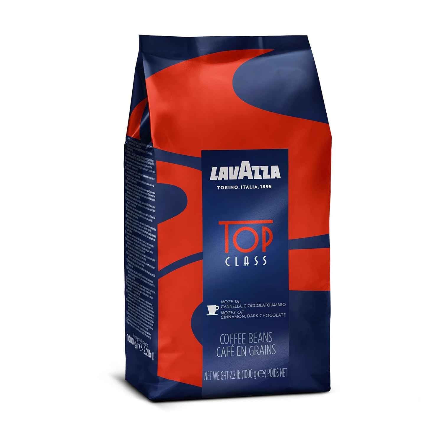 Lavazza Whole Bean Coffee Blend, Medium Espresso Roast Bag, Authentic Italian, Blended and roasted in Italy, Full bodied with smooth and balanced flavor