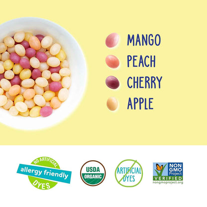 YumEarth Organic Jelly Beans - Fruity Candy Snack Packs, Gluten Free Snacks for Kids - Allergy Friendly, Non-GMO, No Artificial Dyes - Assorted Flavors, 7.5 oz. (Pack of 15)