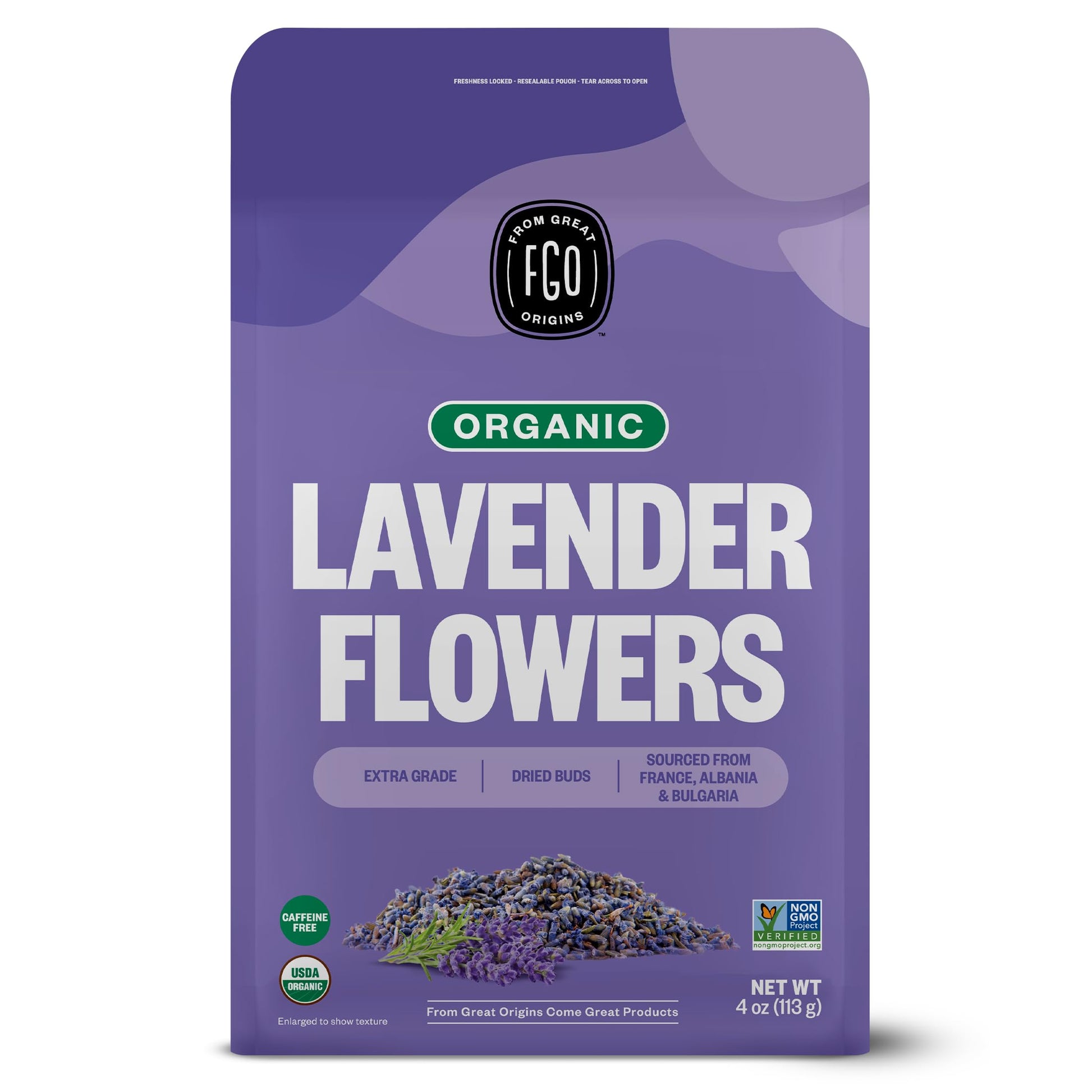Lavender Flowers - 4 Ounce (Pack of 1)