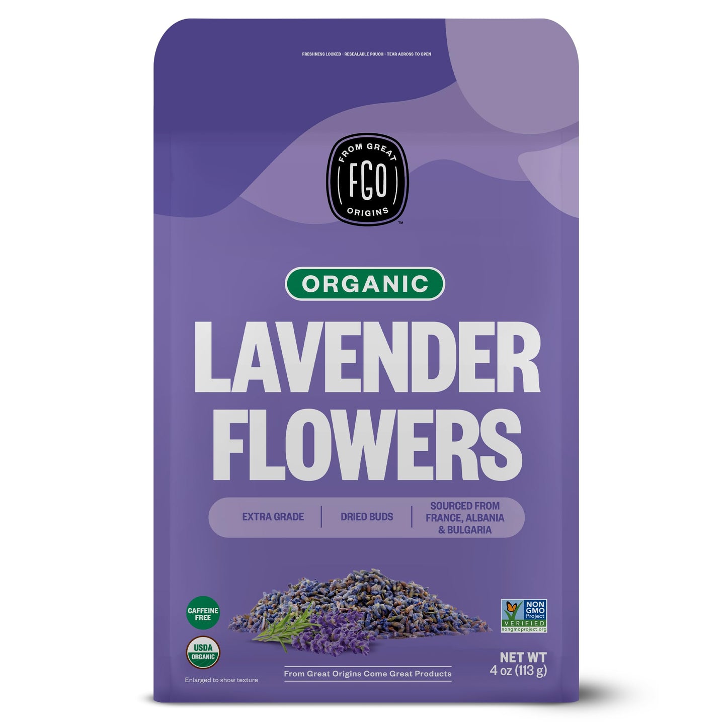 Lavender Flowers - 4 Ounce (Pack of 1)