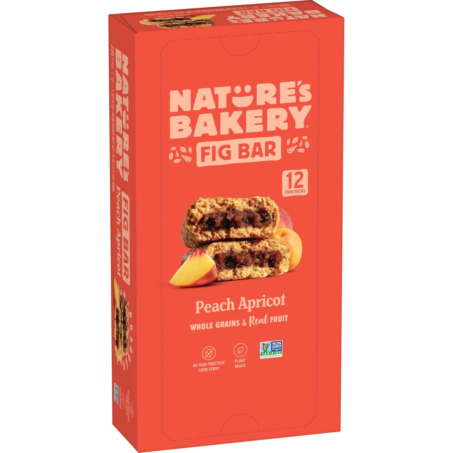 Nature's Bakery Whole Wheat Fig Bars, Real Fruit, Vegan, Non-GMO, Snack bar