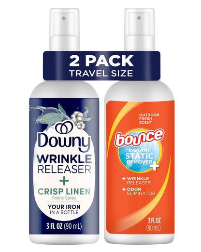 Downy Wrinkle Release Spray Bundle w/Bonus 3oz Bounce Spray Sample - 3 Pack