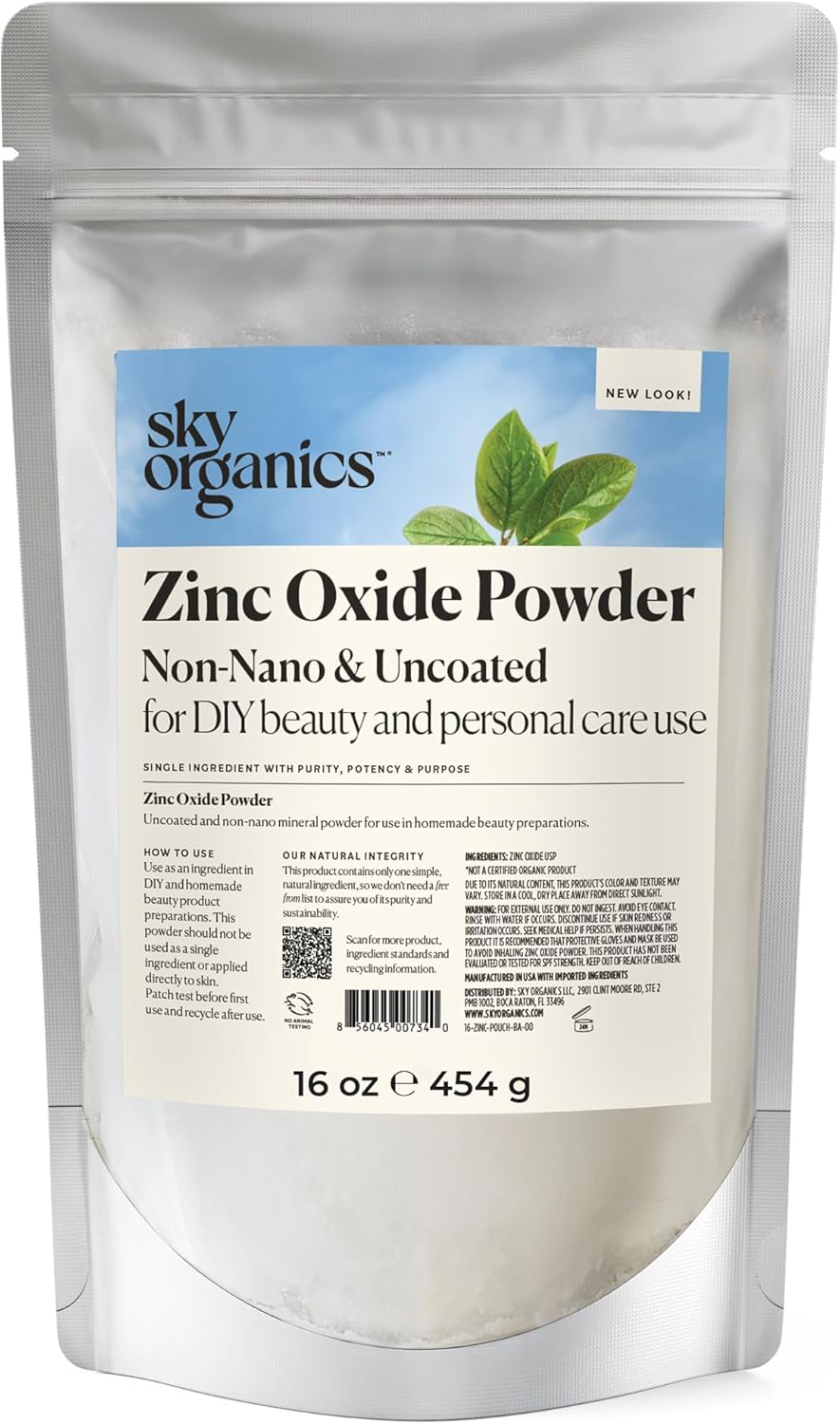 Sky_Organics_-_Zinc_Oxide_Powder,_16_oz_-_Non-Nano_&_Uncoated_-_Make_Your_Own_Lotion,_Deodorant,_Cream,_Soap_-_DIY_Essentials_-_Resealable_Bag_-_Natural,_Vegan_&_Cruelty_Free_-_Beauty_&_Personal_Care