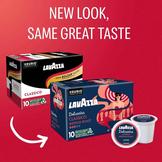 Lavazza Dolcevita, Single-Serve Keurig K-Cup Pods, Medium Roast Coffee