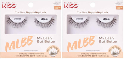 KISS My Lash But Better, False Eyelashes, 12mm, Includes 1 Pair Of Lash, Easy to Apply, Reusable Lash Clusters