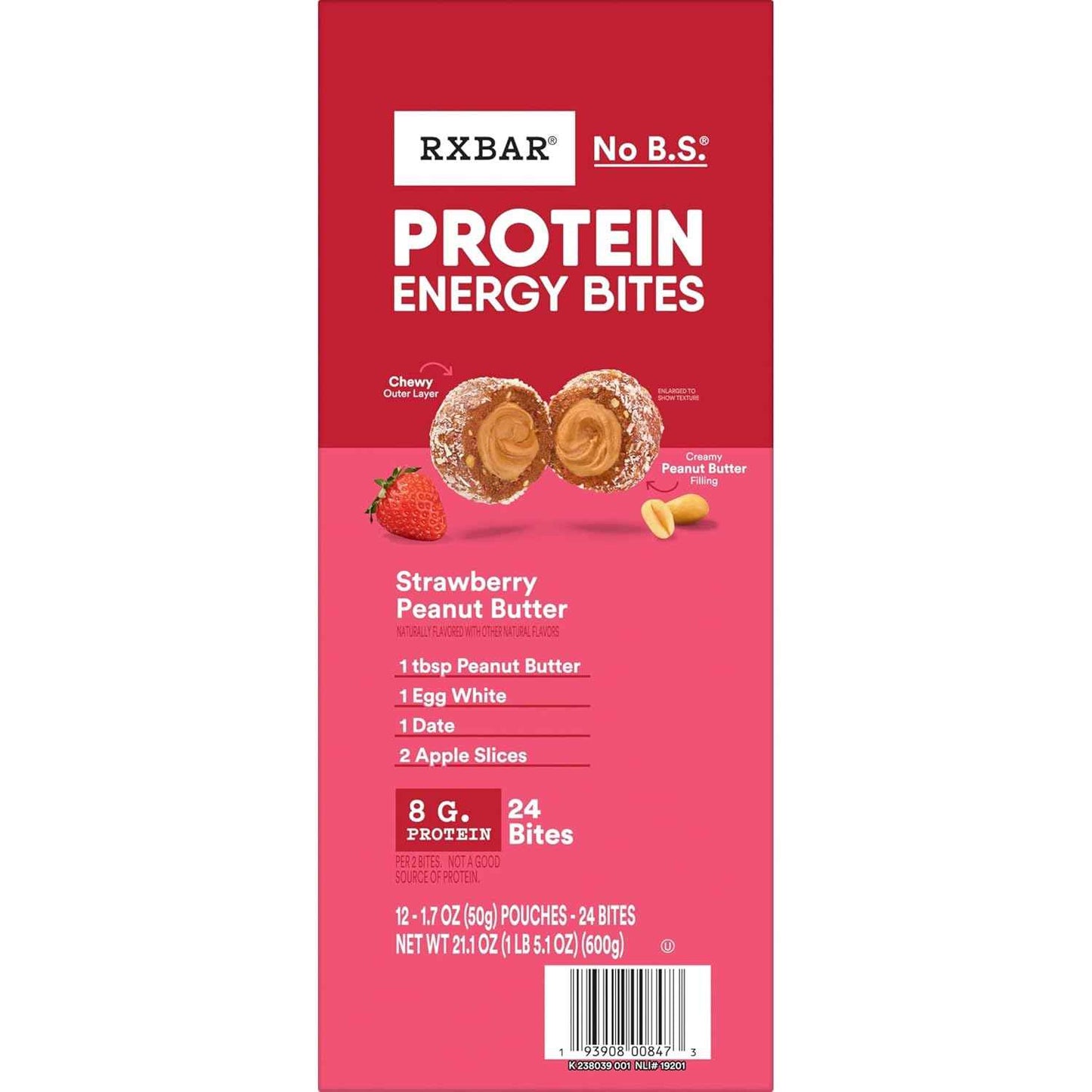 RXBAR Protein Energy Bites, Gluten Free Protein Balls