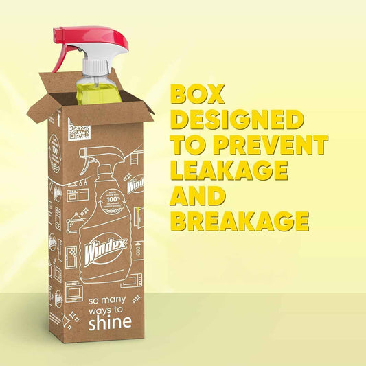 Windex Multipurpose Cleaner Disinfectant Bottle, Packaging Designed to Prevent Leakage and Breaking, Surface Cleaning Spray, Citrus Fresh Scent