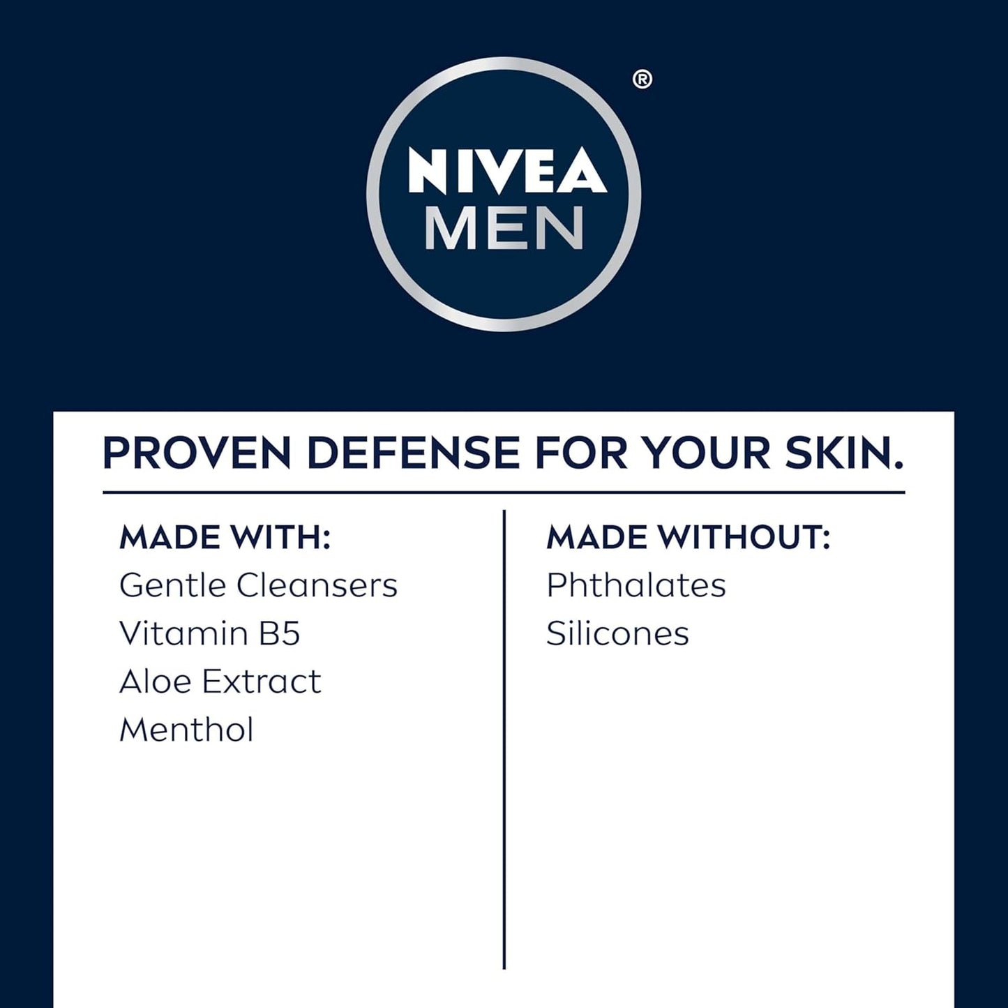 NIVEA_MEN_Maximum_Hydration_Face_Wash,_Face_Wash_with_Provitamin_B5_and_Aloe_Vera,_Refreshes_and_Cleanses_without_Drying,_5_Fl_Oz_Tube
