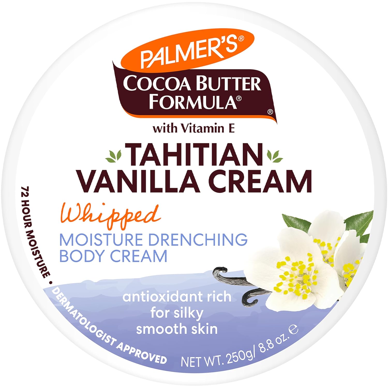 Palmer's_Cocoa_Butter_Formula_Body_Cream,_Moisture_Drenching_Tahitian_Vanilla,_8.8_Oz,_72Hr_Hydration_with_Shea_Butter_&_Vitamin_E_for_Softer_Skin,_Protects_&_Soothes_Dryness,_Dermatologist_Approved