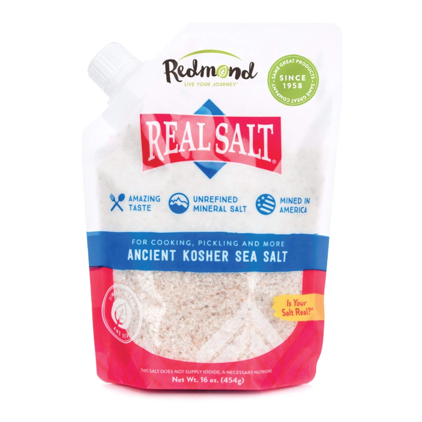 Kosher Sea Salt - 16 Ounce (Pack of 1)