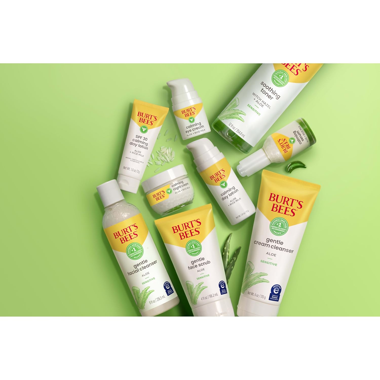 Burt's_Bees_Calming_Night_Cream_With_Aloe_and_Rice_Milk,_Face_Moisturizer_For_Sensitive_Skin_Infuses_Skin_With_Moisture_While_You_Sleep,_98.8_Percent_Natural_Origin_Skin_Care,_1.8_oz._Tub